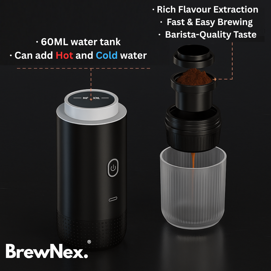 BrewNex® Portable Espresso Machine